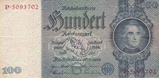 100 Mark 1935 ro.176a G/P